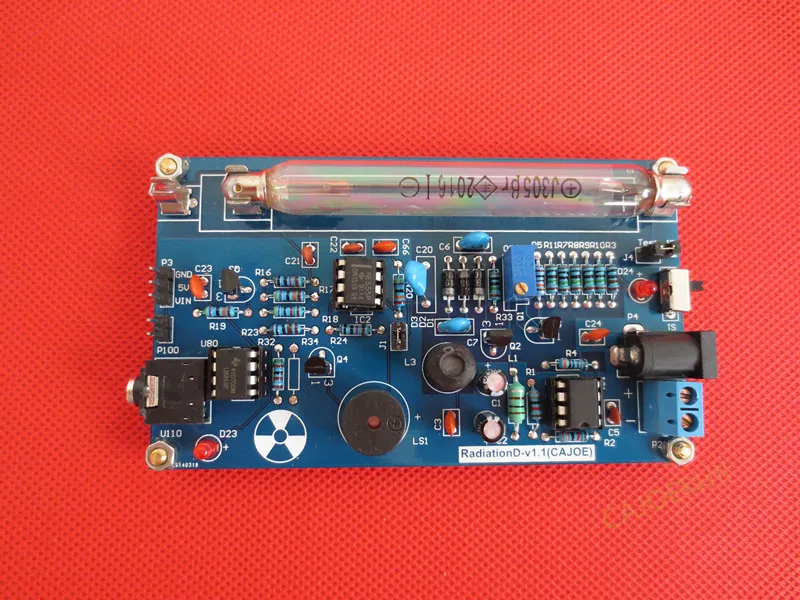 Free shipping Newer Upgrade Assembled DIY Geige Geiger Counter Kit Nuclear Radiation Detector GM Tube connector Free shipping Newer Upgrade Assembled DIY Geige Geiger Counter Kit Nuclear Radiation Detector GM Tube connector