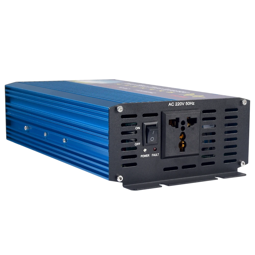 750w Pure Sine Wave Car Inverter AC 12V To 220V Car Voltage Power Converter with for DVD players Car Vacuum Cleaner