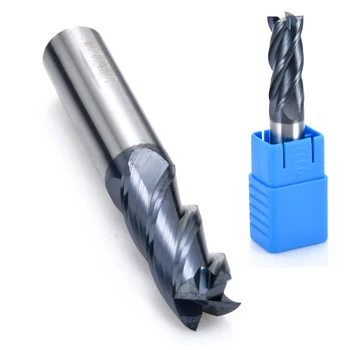 

1pc 4 Flutes End Mills 12mm Diameter Tungsten Carbide HRC50 Milling Cutter 75mm Length For Wood Plastic Aluminum Plate