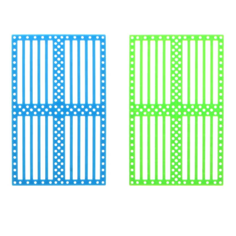 

Plastic Functional Panel Chassis DIY Toy Car Shell Plate Perforated 7.5cmX12cm 95AE