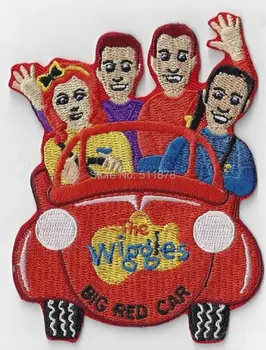 

4" THE WIGGLES TV Movie Series Patch Cosplay Costume Embroidered Emblem iron on sew on badge applique
