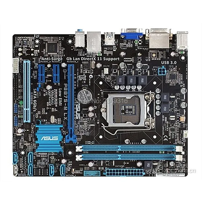 

For Asus P8B75-M LX Desktop Motherboard B75 Socket LGA 1155 i3 i5 i7 DDR3 uATX UEFI BIOS Original Used Mainboard On Sale