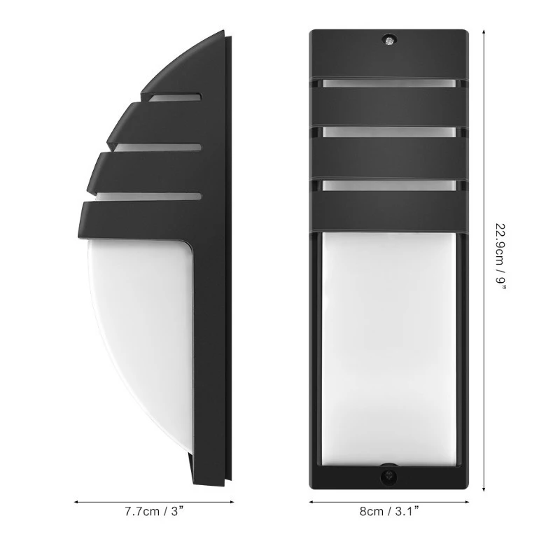 Günstige 12 watt FÜHRTE Wand Licht Wasserdicht Veranda Licht Moderne LED Wand Lampe Radar Motion Sensor Hof Garten Im Freien Licht AC90 ~ 260 v