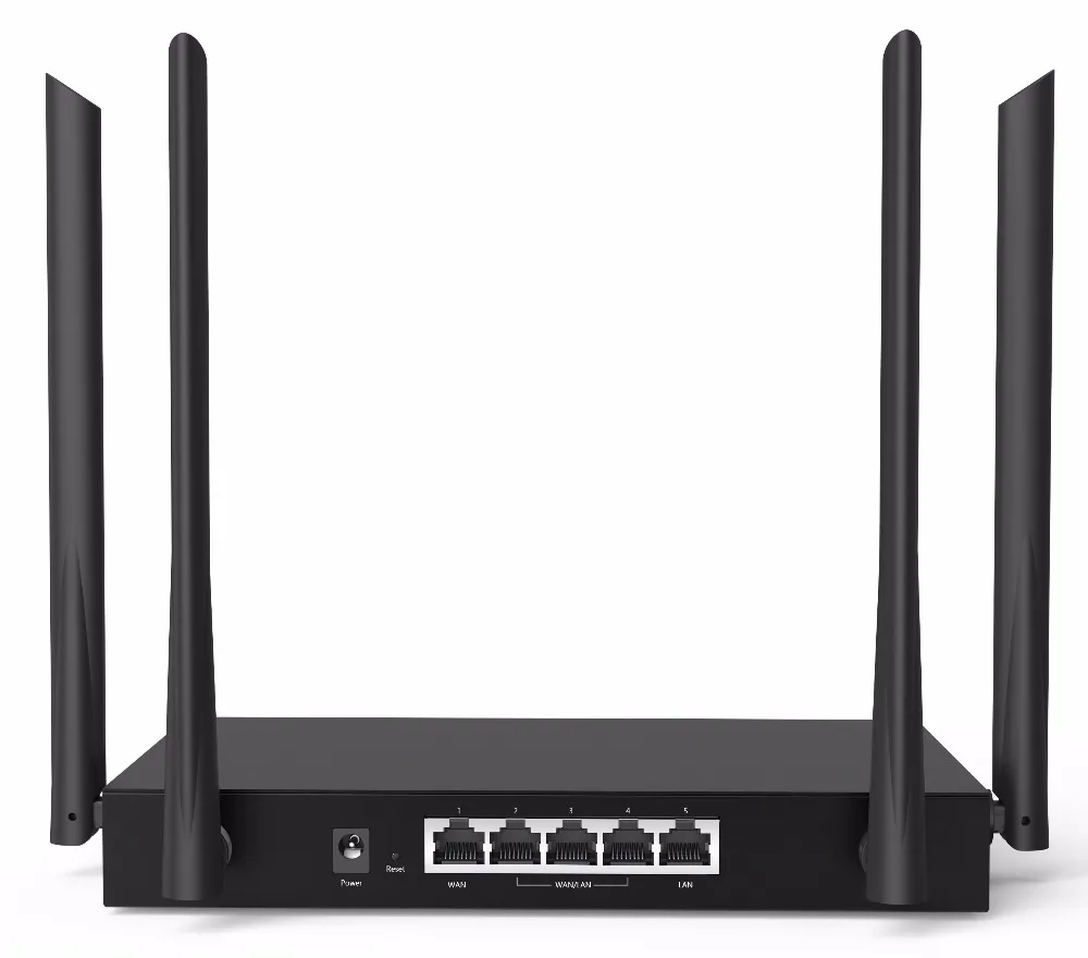 Chin-Firmware, AC1200Mbps корпоративный Улучшенный беспроводной Wi-Fi маршрутизатор, 50 пользователей онлайн доступ, мульти-WAN порты AC1200 точка доступа маршрутизатор