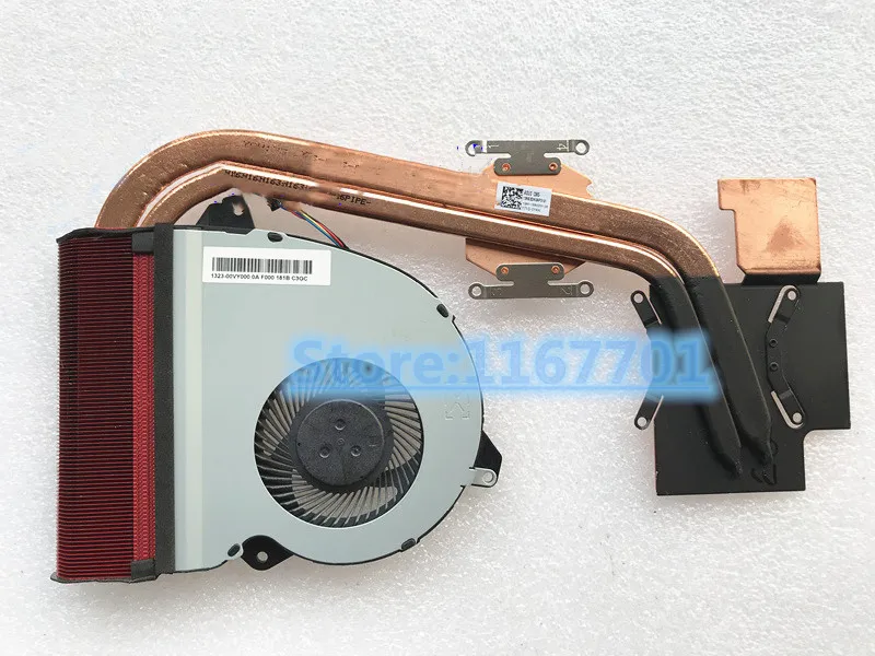#Special Offers Laptop/Notebook CPU cooling Radiator Heatsink&Fan for Asus ROG STRIX GL753 GL753V GL753VD ZX53V 1323-00VY000 DFS2001055G0T-FJ5N