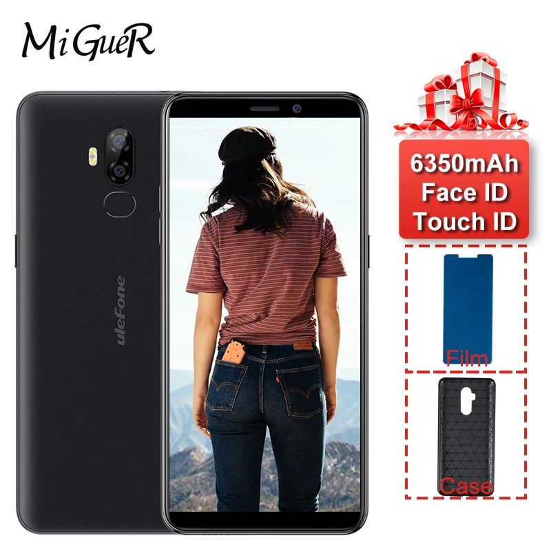 Смартфон Ulefone P6000 Plus Android 9 0 6350 мАч 6 дюйма 18:9 HD + MT6739 Ouad Core 3 ГБ 32 ГБ|Смартфоны| |