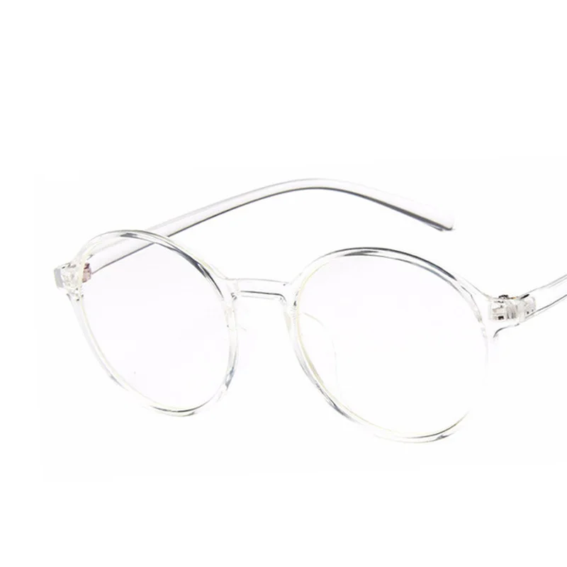 

Leopard Frame Oversized Round Glasses Frame Clear Lens Women Brand Eyewear Optical Frames Myopia Transparent for Glasses