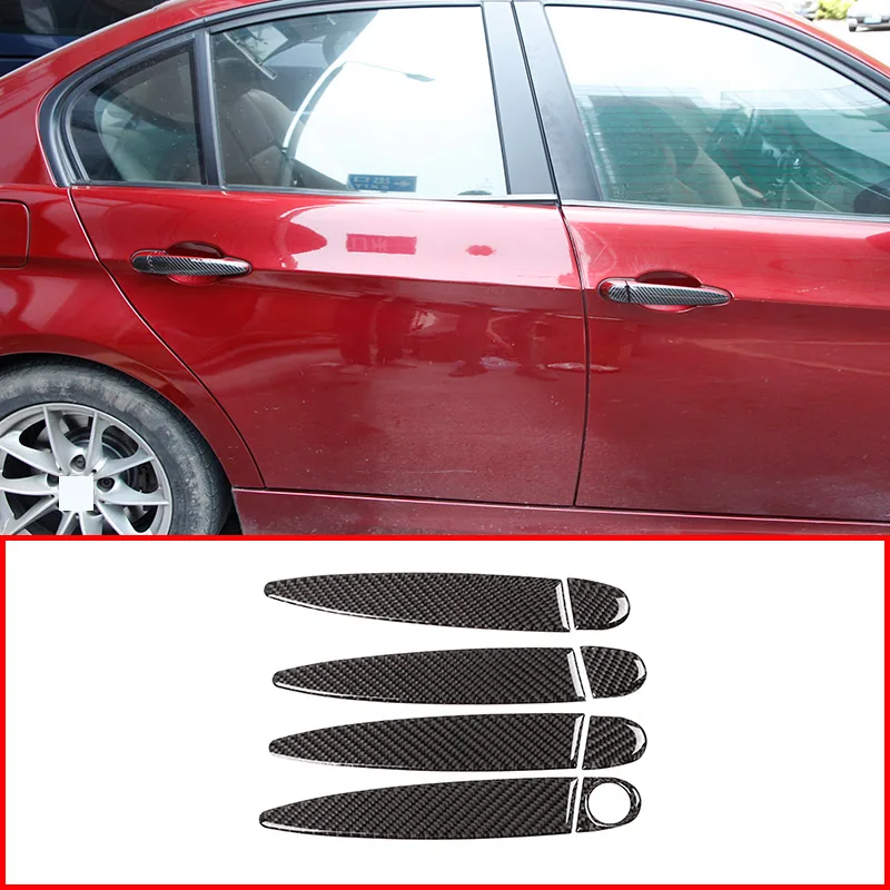 

Real Carbon Fiber For BMW E90 F30 F34 F35 3 4 Series GT 2005-2019 Car Door Handle Trim Accessories