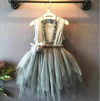 

Baby Girls Clothes Kids Clothes Girls Kids Clothing Sets Summer New Tulle girls dress children Princess Dress 10sets/lot