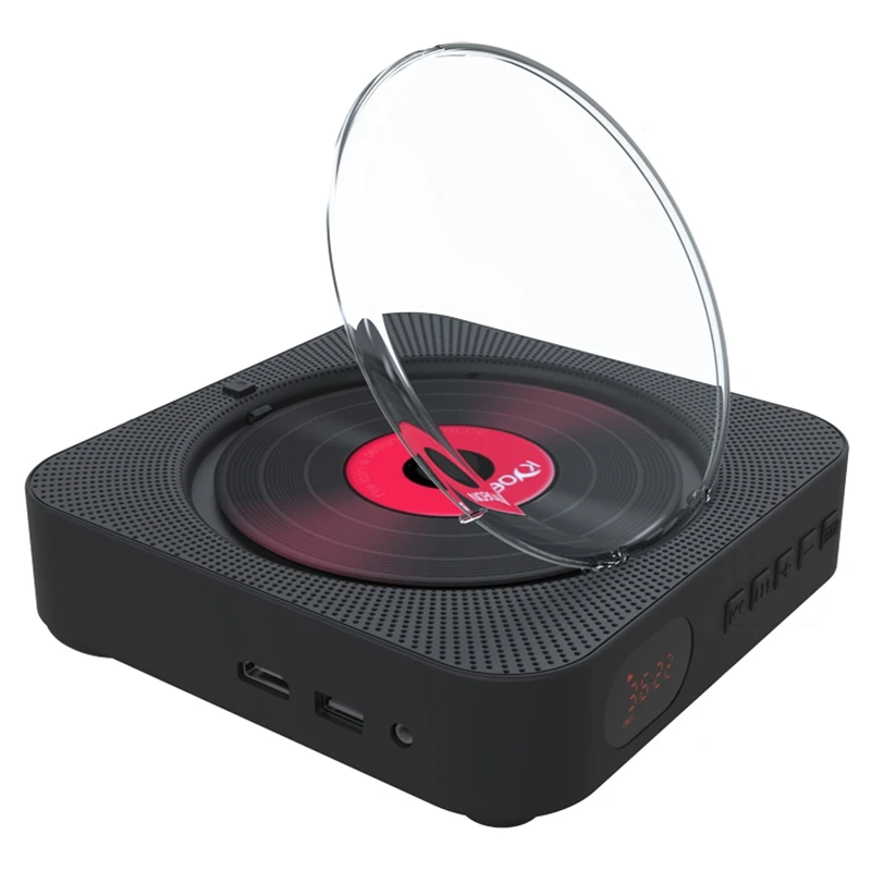 

Kustron Dvd Player With Hdmi 1080P Output For Tv Wall Mountable Bluetooth Home Audio Box With Remote Control Fm Radio Bluetoot