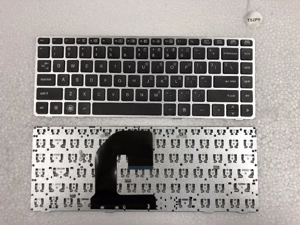 Новая американская клавиатура для hp EliteBook 8460 8460 p 8460 w 8470 p 8470 w ProBook 6460b 6465b без джойстик и серебряной рамки