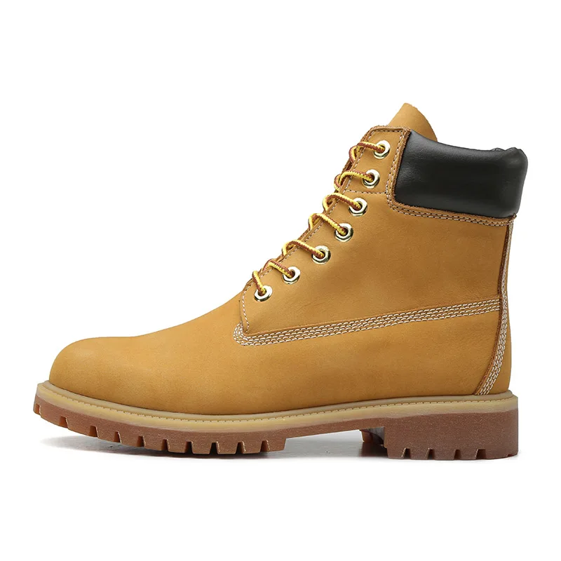 

Genuine Leather Men Ankle Boots New England Martin Boots Men Fashion Autumn Winter Bota Masculina 25D50