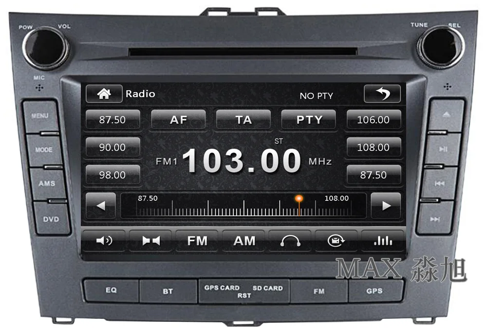Best MAX 2 din 8" Car DVD Player For BYD L3 Radio RDS GPS Navigation System Free Map 3G 1080P Bluetooth call/music swc 3