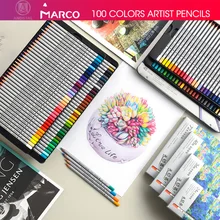 Marco 24/36/48/72 cores raffina artista óleo cor lápis pacote conjunto andstal para desenho cor lápis coloridos 72 escola