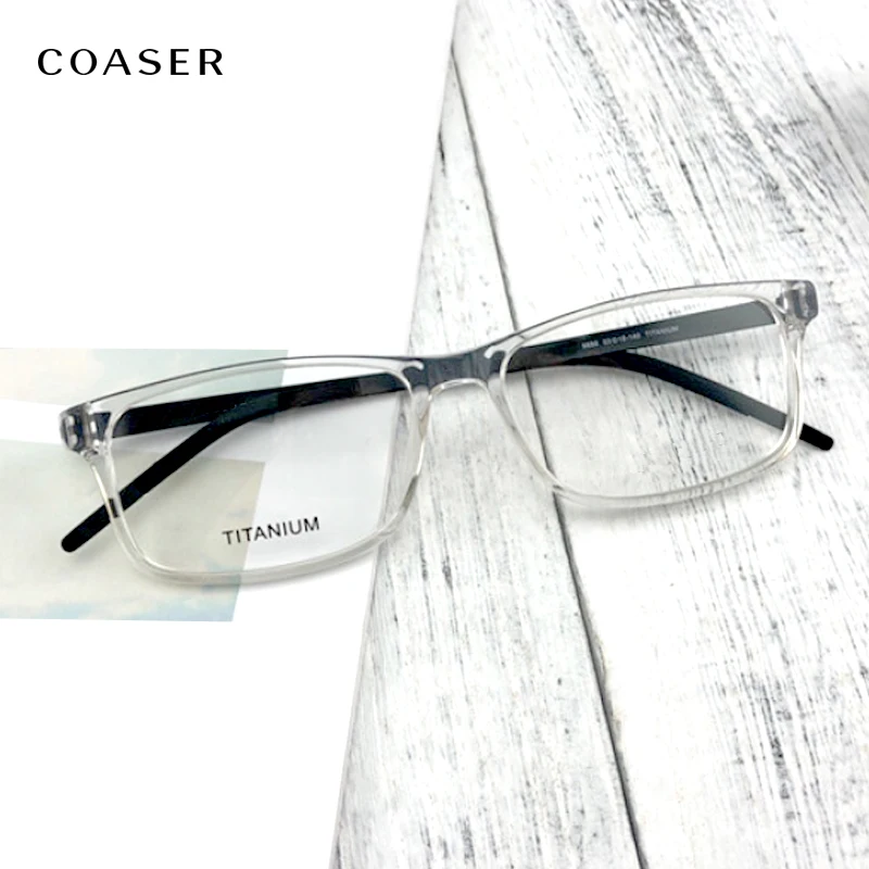 COASER, винтажные прозрачные очки, оправа, оптические очки по рецепту, Ретро стиль, компьютерные очки, прозрачные очки, оправа для очков для мужчин