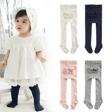 Хлопковые колготки для маленьких девочек, штаны для малышей, pp, колготки для маленьких девочек, длинные штаны, однотонные красивые детские леггинсы, удобные