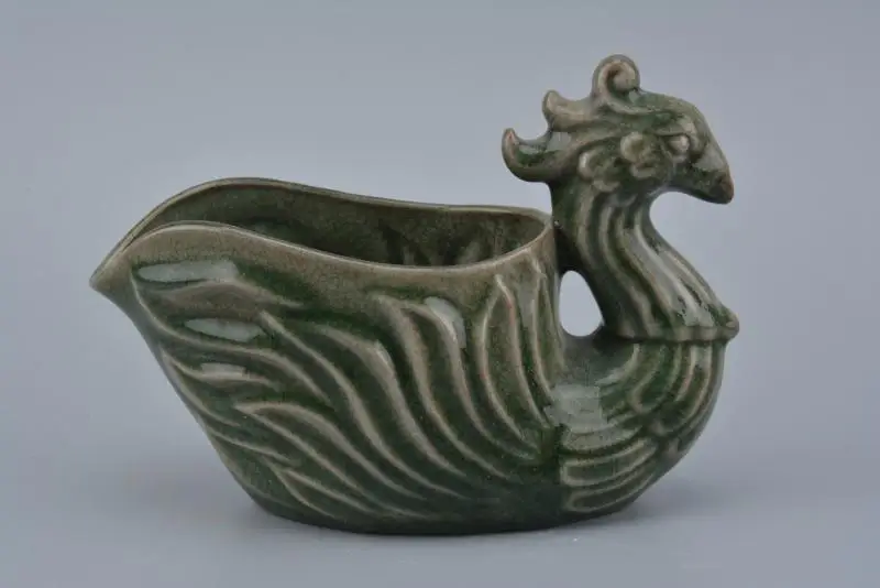 Antique SongDynasty porcelain Phoenix Cup RU Kiln Hand-painted crafts Collection&ampAdornment Free shipping | Дом и сад
