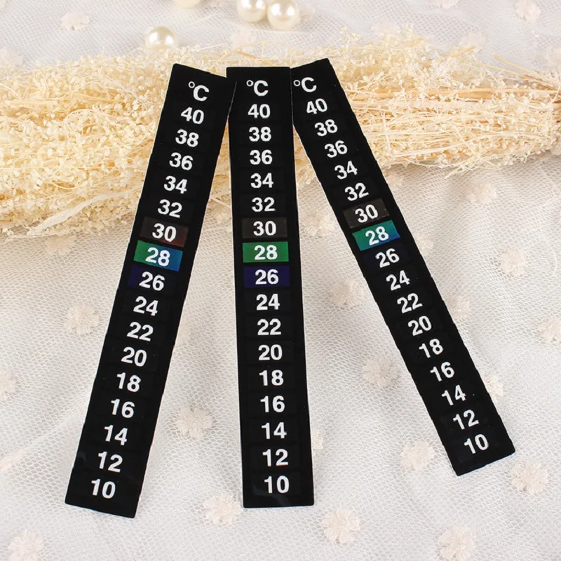 

Fish Tank Aquarium Thermometer Fridge Kitchen Liquid Crystal Digital Temperature Stickers Stick-on 10 40 C degree Adhesive Strip