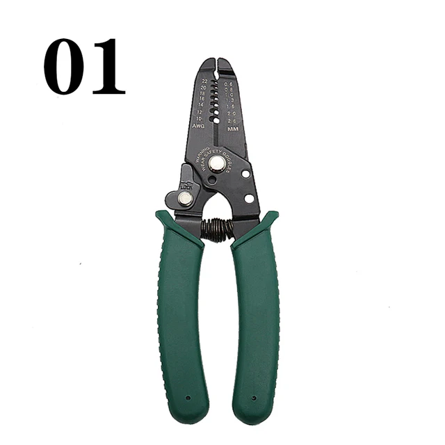 WO/_ New Multifunction Electronic Cable Wire Line Stripper Pliers Crimping Hand T