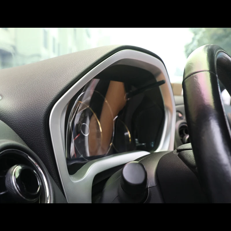 

Для Honda Vezel HR-V вариабельности сердечного ритма 2014 2015 2016 2017 2018 Chrome Инструмент Калибр Панель накладка приборной панели декоративный рамка литья