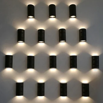 

Modern Up Down Led wall light Indoor Stair Light Fixture Bedside Loft Living Room Home Hallway Porch Lights