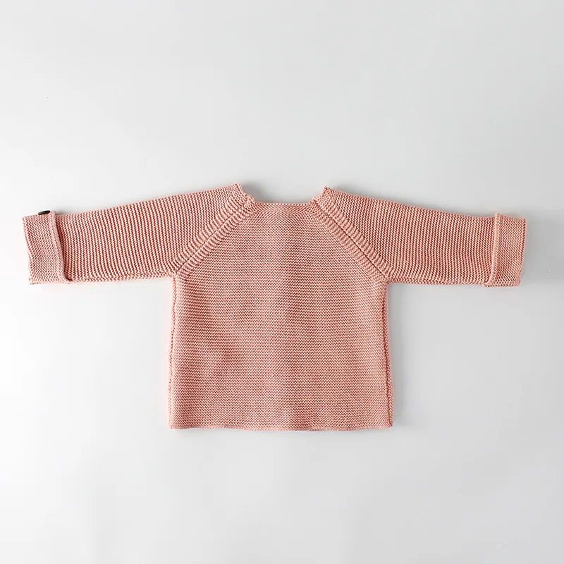 Вязаный свитер для маленьких девочек; Верхняя одежда; сезон весна-осень; одежда для малышей; кардиган с длинными рукавами; пальто; RT375