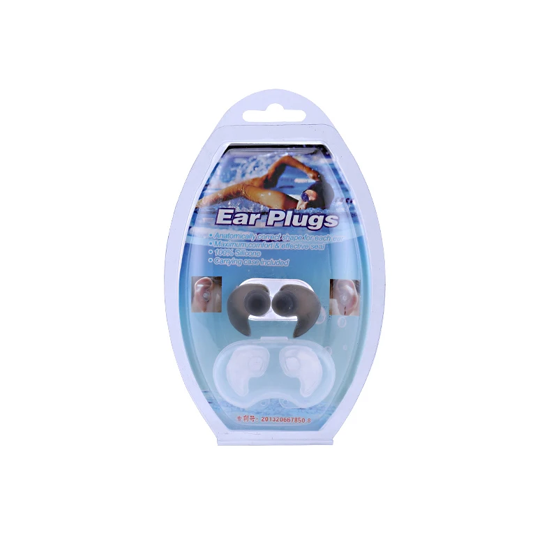 Профессиональные силиконовые Мягкие Водонепроницаемые клипсы для ушей для плавания для взрослых и детей, аксессуары для бассейна - Цвет: Черный