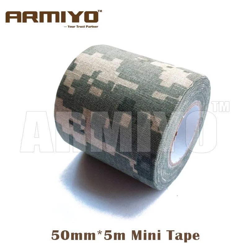 Armiyo البسيطة 50 مللي متر * 5 m الصيد اكسسوارات التمويه الشريط نسيج لاصق للماء معزول الجنبات الكترونية CP ACU الغابة 5 ألوان Armiyo البسيطة 50 مللي متر * 5 m الصيد اكسسوارات التمويه الشريط نسيج لاصق للماء معزول الجنبات الكترونية CP ACU الغابة 5 ألوان