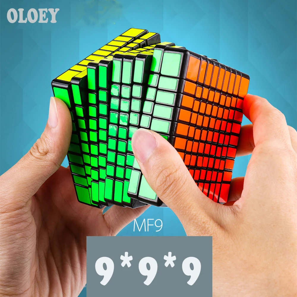

Professional 9x9x9 High order Speed For Magic Cube Puzzle Fidget Cube Neo Cubo Magico Sticker For Children Adult Education Toys