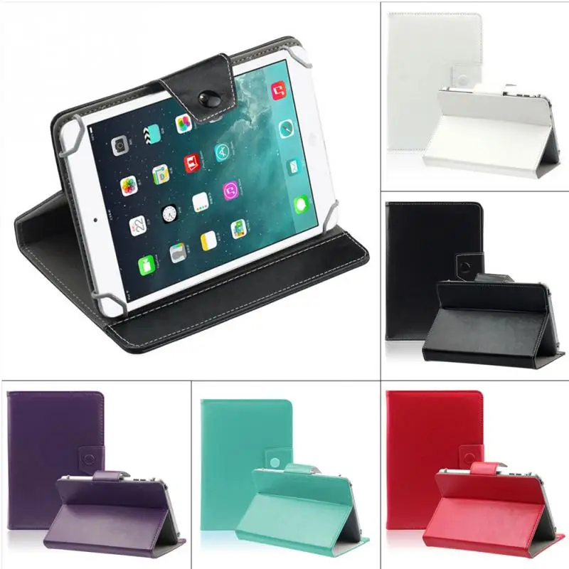 

Practical PAD Covers 7 Inch Tablet Protective Case Universal PU Leather Stand Cover Cases For PC Pure Color #20