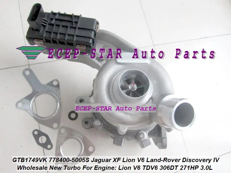 With Actuator GTB1749VK 778400-5005S 778400 LR029915 LR013202 For Jaguar XF 3.0D Lion V6 For Land-Rover Discovery IV TDV6 306DT (5)