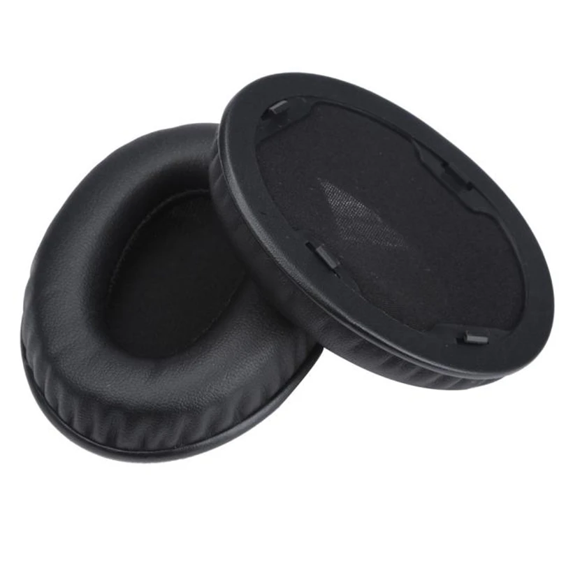 2pc Newest Replacement Ear Pads Protein Leather Ears Cup Cushion for Monster Beats By Dr.Dre Studio wireless Black A20