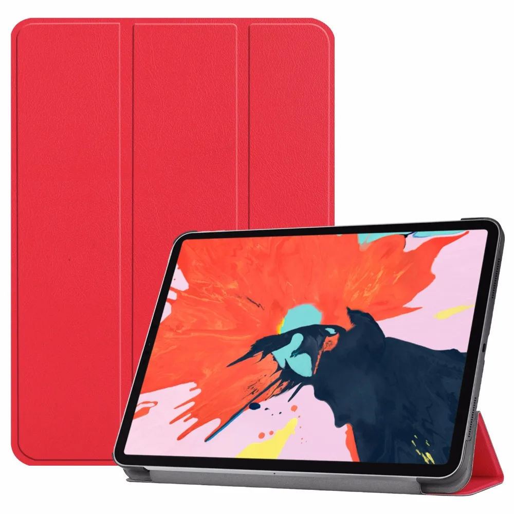 

Gligle Slim Leather Case for iPad Pro 12.9 2018 Version tablet case cover with smart function 100pcs/lot free shipping