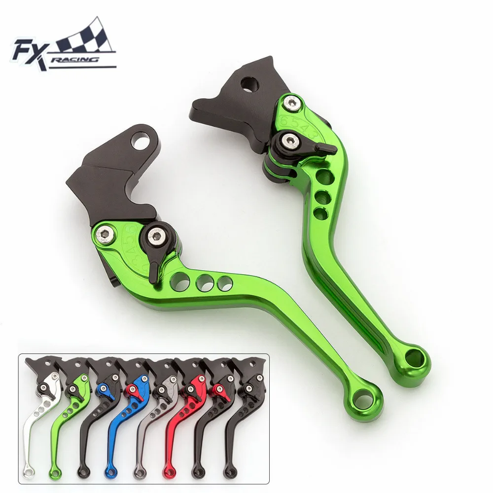 Cnc Aluminum Adjustable Motorcycles Brake Clutch Lever For Kawasaki