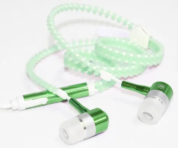 

Factory direct metal subwoofer zipper headphones luminous headphones fluorescent headphones luminous headphones