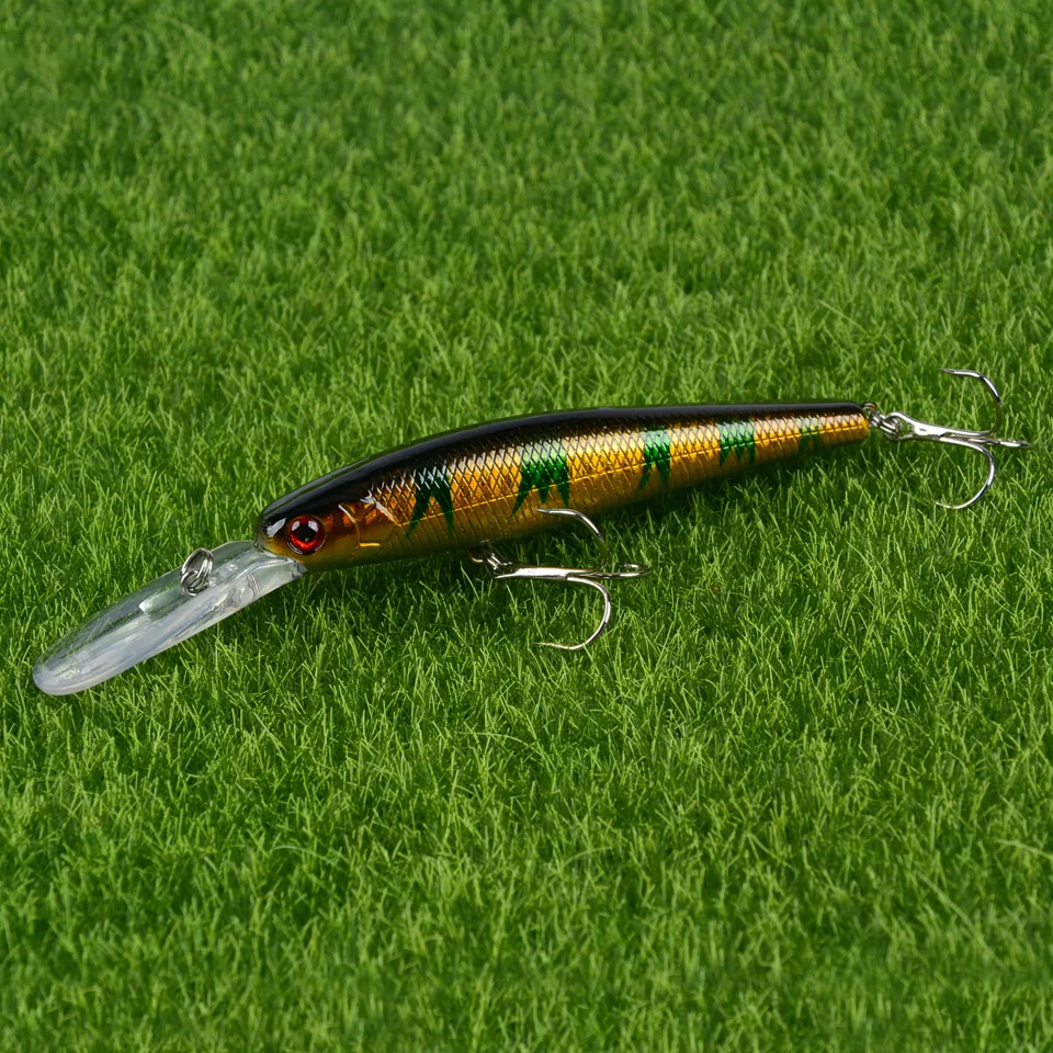 LINGYUE 1 قطعة كبيرة أسماك الصلب Crankbait 12.5 سنتيمتر/14g الصيد إغراء عميق الغوص المتذبذب 4 # التريبل السنانير الطعم الاصطناعي Pesca H076 LINGYUE 1 قطعة كبيرة أسماك الصلب Crankbait 12.5 سنتيمتر/14g الصيد إغراء عميق الغوص المتذبذب 4 # التريبل السنانير الطعم الاصطناعي Pesca H076