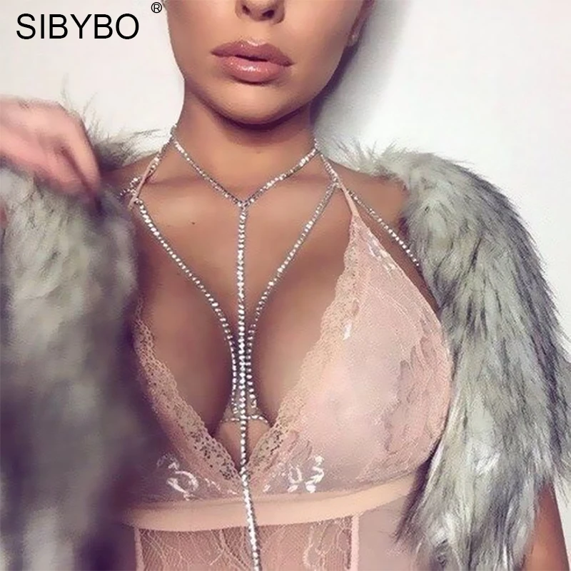 Женский металлический Укороченный бюстгальтер Sibybo Клубные вечерние топы бюстье