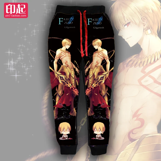 Брюки Gilgamesh для косплея аниме Fate/stay night повседневные женские и мужские