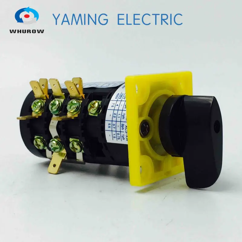 Terminais de Comutação Frete Grátis Interruptor Rotativo 3 Posição 660 v 20a 6 Fases 24 Elétrica Cam Ymw26-20 - 1 Pçs Mod. 247978 6 posição 660 v 20a 6 fases 24