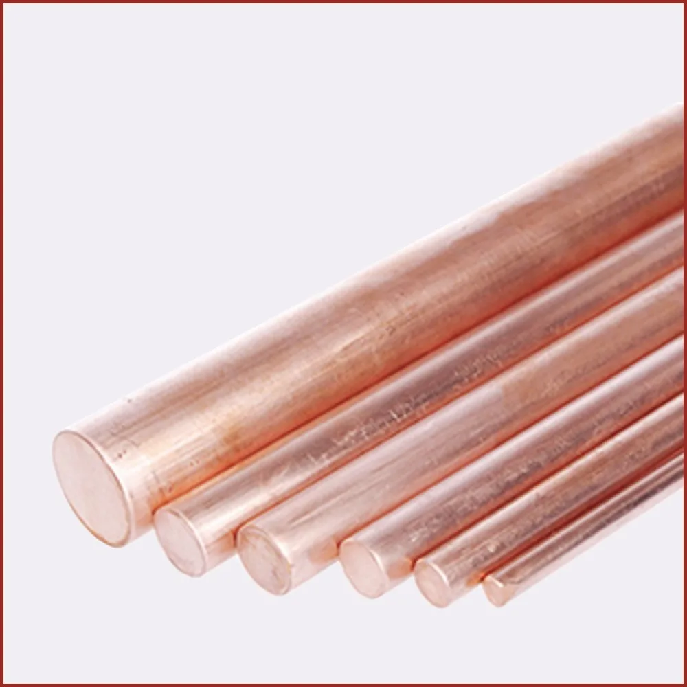 

Solid round pure copper rod anode electrode Cu bar cylinder stick for copper plating solution and metalworking 2mm to 50mm long