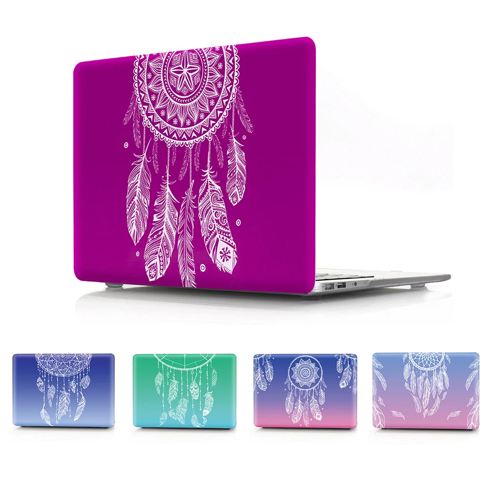 Feather Pattern Laptop Case For Apple Macbook Air Pro 11 12 13 15