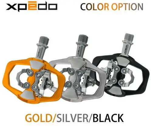 

Wellgo Xpedo XCF12AC Ultralight 295g Mountain Bike Clipless Pedal with 3 Bearing High Strength alloy MTB bike self-locking pedal