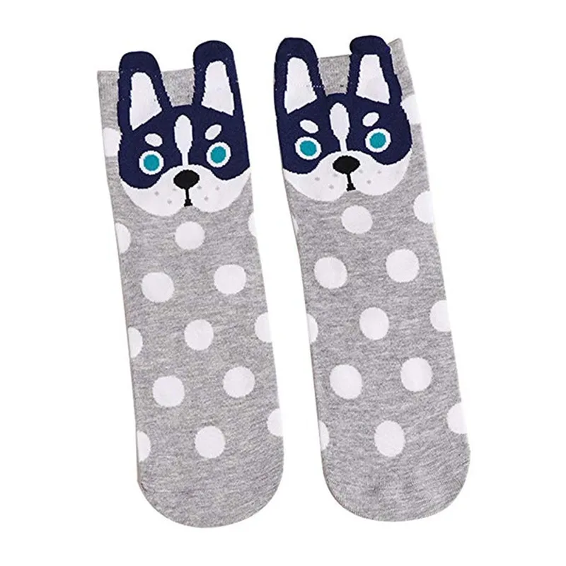AZUE женские зимние носки с милыми животными носки со смешным рисунком теплые носки для сна 5 пар