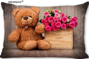 

New Arrival Custom Teddy Pillowcase More Size Rectangle Pillowcase Custom Gift Pillow Cover Two Sides