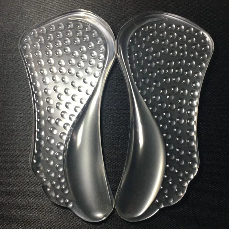 

1 Pair Silicone for Women Orthotic Arch Support Gel Pads Non-slip Pain Relief Flat Feet Prevent Foot Cocoon Shoes Insoles