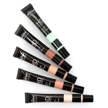 

1pc Makeup High Definition Invisible Foundation Concealer Cover Skin Cream Face Maquiagem Base Contour 5 Colors