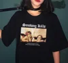 kuakuayu HJN Smoking Skills Angels Smile Print T Shirts Funny Combination Pattern Funny Printed Tee Shirts High Street Style Tee ► Photo 2/2