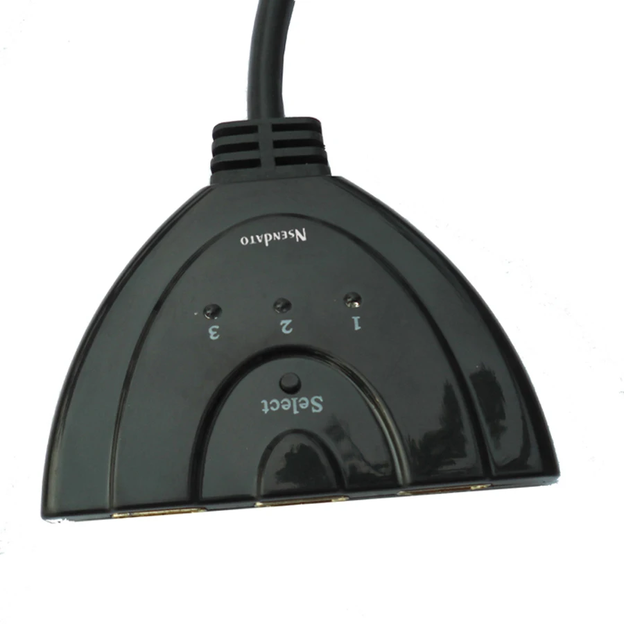 3 порта 1080P 3D HDMI Switch 1 V Switcher Splitter Hub с кабелем для HDTV DVD PS3 Xbox оптовая продажа