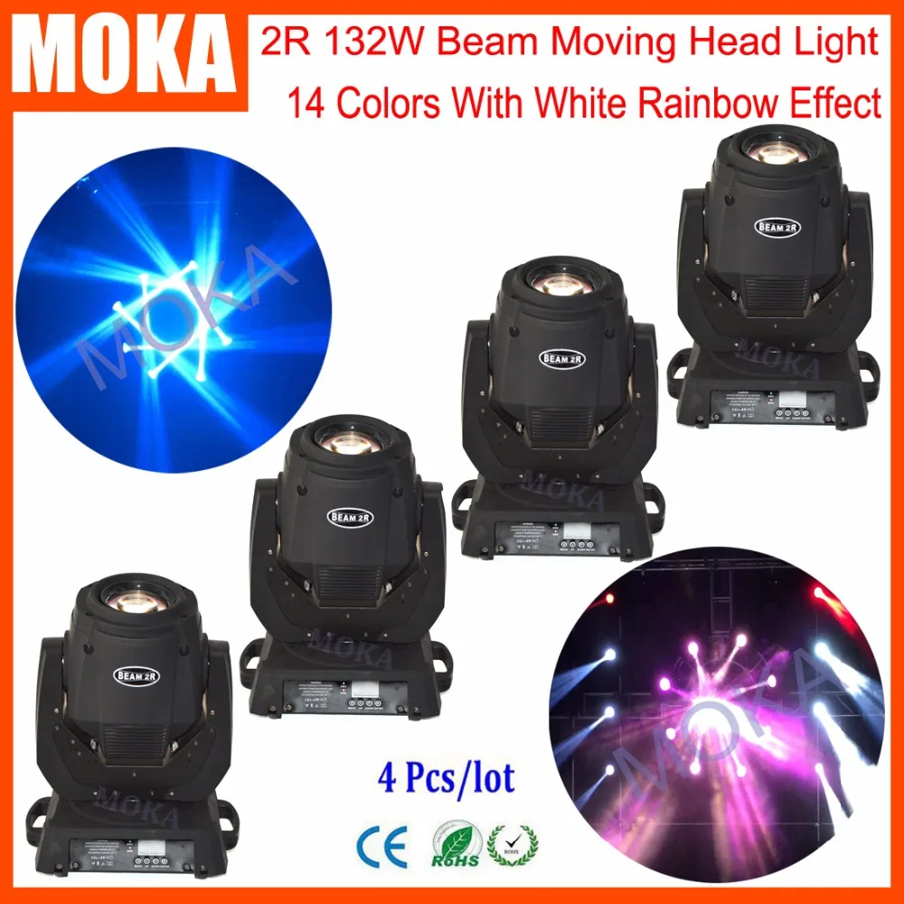 4 Pcs/lot 2R Led Moving Head Light Stage Lighting Effect Christmas Lights Indoor Outdoor