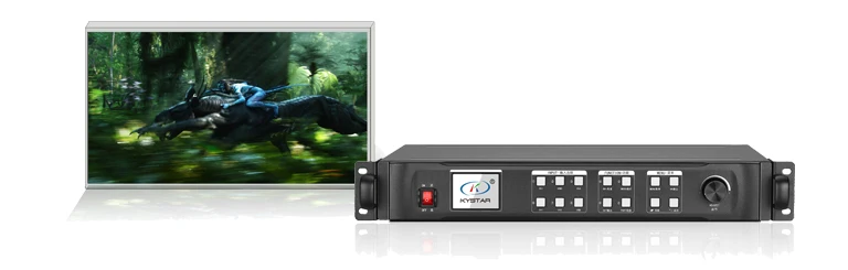 KYSTAR U1 полноцветный светодиодный дисплей Видеопроцессор, DVI VGA HDMI CV светодиодный экран бесшовные переключение видео процессор